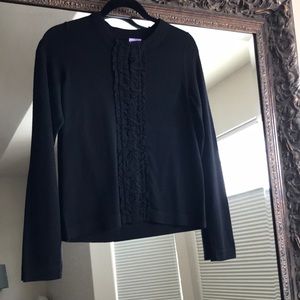 BANANA REPUBLIC RUFFLE CARDIGAN